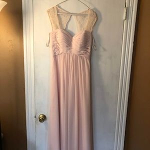 Bill Levkoff Petal Pink Bridesmaid Dress #1173